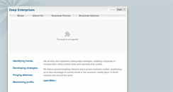 Desktop Screenshot of deepenterprises.com